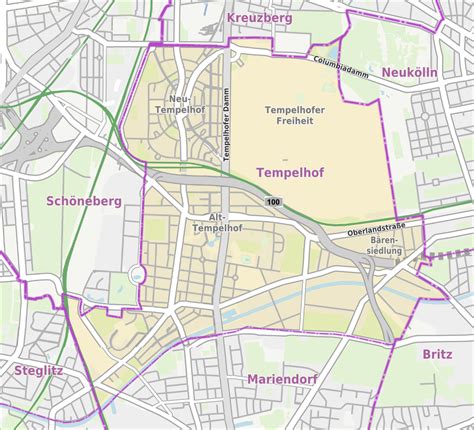 tempelhof berlin karte